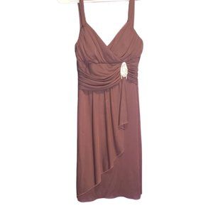 City Triangles Brown Bridesmaid Dress
